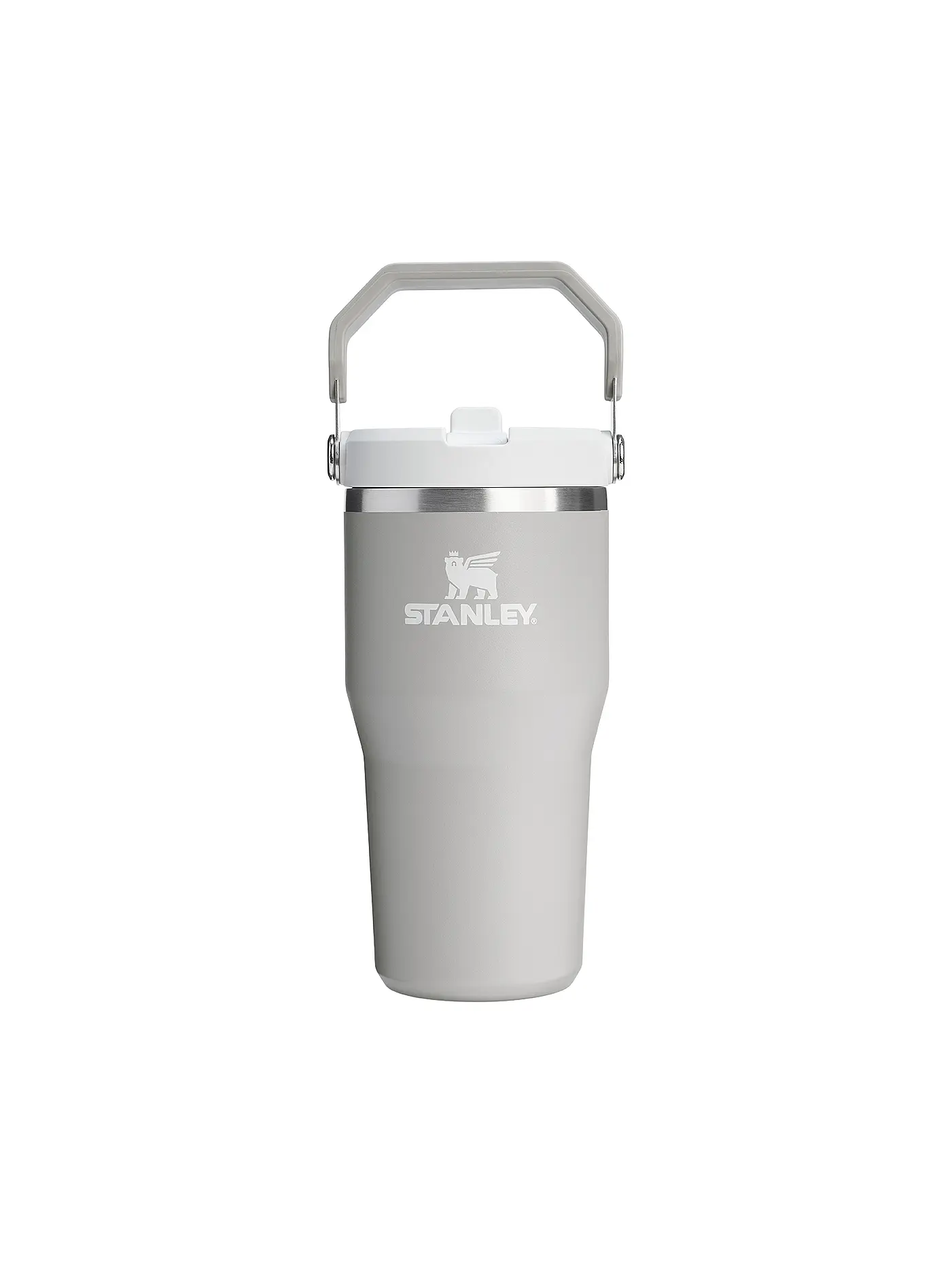 STANLEY | Isolierflasche - Thermosflasche Flip Straw 2.0 0.6l Cherry Blossom | hellgrau